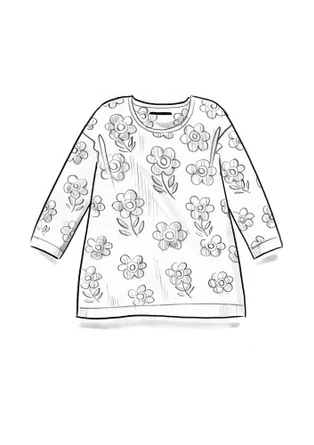 Pointelle sweater in linen/recycled linen - oatmeal