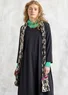 “Kelly” organic cotton scarf (black One Size)