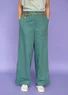 “Garden” woven organic cotton/linen trousers (artemisia S)