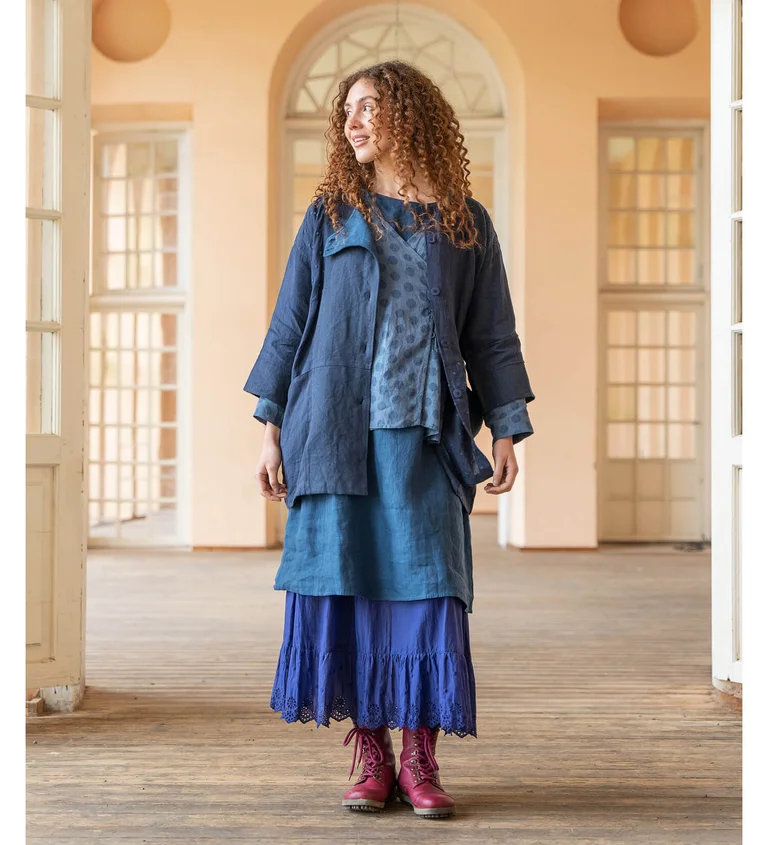 “Andante” indoor jacket in linen