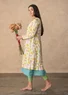 Robe "Krysantemum" en jersey de coton biologique/modal (plumes S)