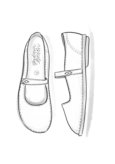 Babies en cuir nappa -