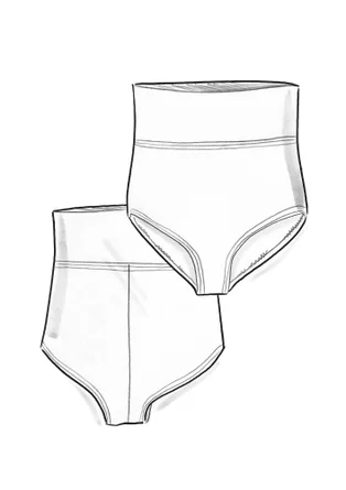 Bikinibyxa "Pacific" i återvunnen polyamid/elastan - svart