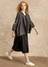 Linen blouse (black S)