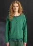 Gilet en laine biologique (malachite M)