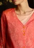“Lily” woven organic cotton tunic (water lily L)
