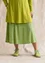 “Billie” organic cotton/modal jersey skirt (aqua green/patterned M)