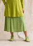 “Billie” organic cotton/modal jersey skirt (aqua green/patterned XL)