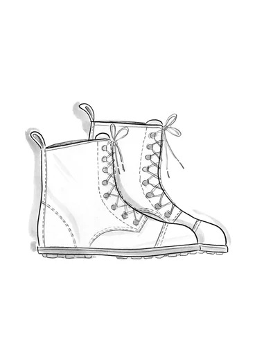 Nappa boots - indigo blue