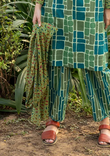 Schal „Desert“ aus Bio-Baumwolle - kaktus