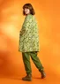 Langstrickjacke „Adele“ aus Bio-Baumwolle (grasgrün M)
