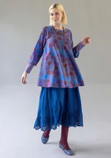 Webtunika „Germain“ aus Bio-Baumwolle - brombeere