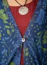 Kimono "Ayaka" en coton biologique (bleu indigo M)