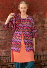 “Ping” blouse in organic cotton - dark aubergine