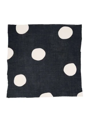 Robe à encolure en V - black/dot