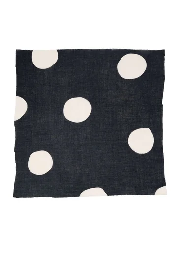 Robe à encolure en V - black/dot