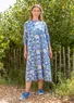 Jerseykleid „Protea“ aus Lyocell/Elasthan (leinenblau L)