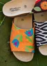 Sandalen "Botswana" met kurken zool (mandarijn 40)