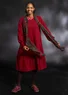 Robe en jersey de coton biologique/lin (grenade M)