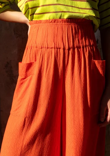 Webhose „Flora Flow“ aus Viskose - feuerlilie