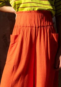 Webhose „Flora Flow“ aus Viskose - feuerlilie