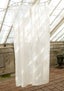 “Tulipanaros” short curtain in organic cotton white thumbnail