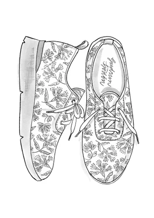 Sneaker "Crocus" i återvunnen polyester - cikada