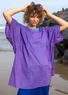 Webtunika „Reflexions“ aus Bio-Baumwolle (amethyst L)