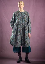 Gemustertes Kleid „Eternelle“ aus Bio-Baumwolle - grau-gemustert