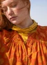 “Gjusta” woven organic cotton dress (henna S)
