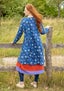 “Star” jersey dress in organic cotton porcelain blue thumbnail