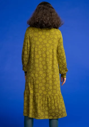 Robe en jersey « Ingrid » en lyocell/élasthanne - olive foncé