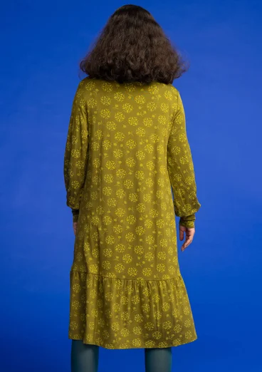 Robe en jersey « Ingrid » en lyocell/élasthanne - olive foncé