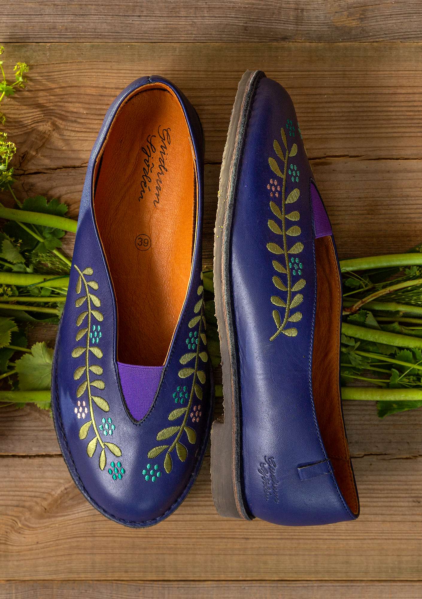 “Lily” nappa shoes violet thumbnail
