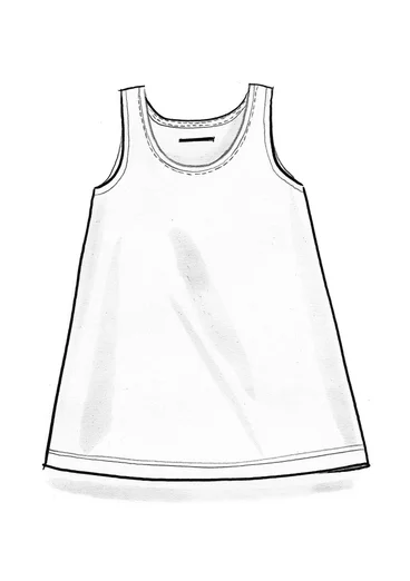 Jerseytop aus Bio-Baumwolle/Modal - vanille