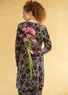 “Selma” velour dress in organic cotton/recycled polyester (potato XXL)