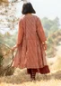 Robe tissée ”Rose hip” en coton biologique (henné L)