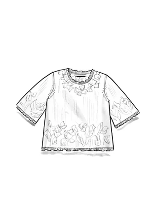Strickpullover „Hildur“ aus Wolle - messing-melange