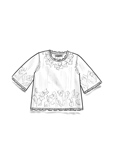 Strickpullover „Hildur“ aus Wolle - messing-melange