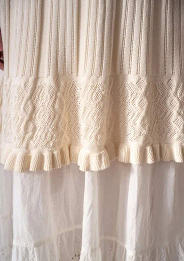 Strickkleid „Raya“ aus Bio-Baumwolle - ungefärbt