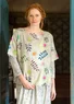 Bluse „Transparens“ aus Öko-Baumwolle/Seide (hellwarmgrau XS)