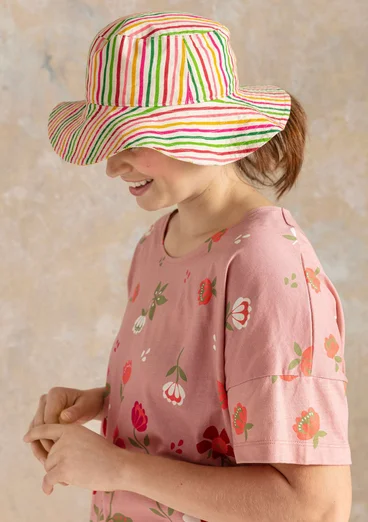 Chapeau réversible "Farmer" en coton biologique/lin -