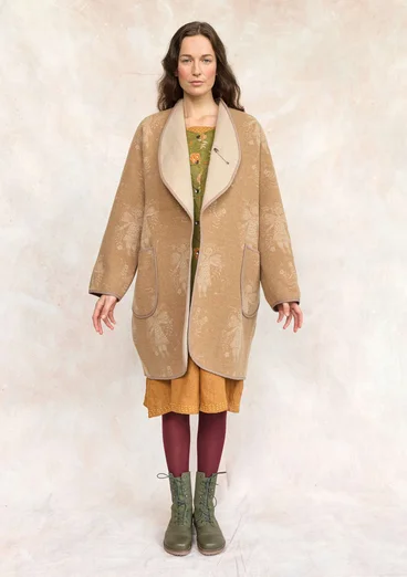 “Sunny Honey” wool coat - 