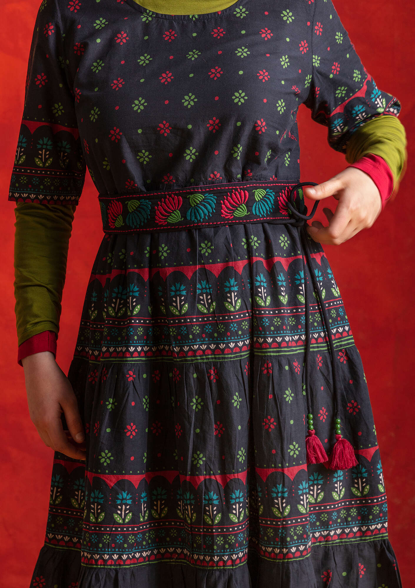 Kleid „Lalita“ aus Öko-Baumwolle schwarz thumbnail