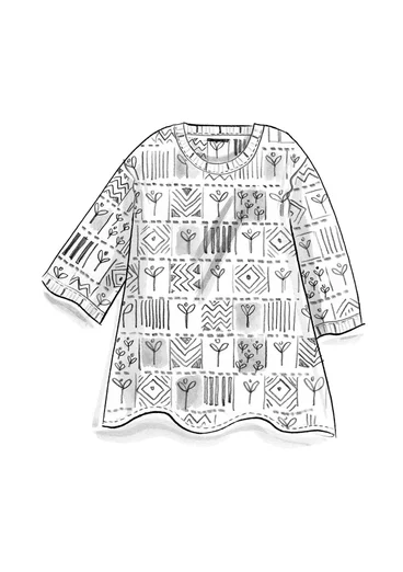 Tunique "Aditi" en lin  - vanille