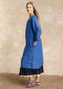Robe en lin tissé - lupin