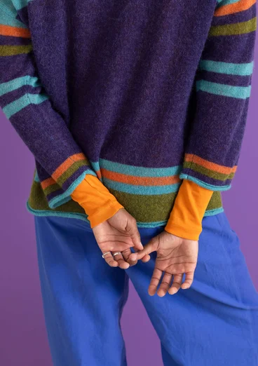 Wool/cotton/alpaca sweater - multicoloured