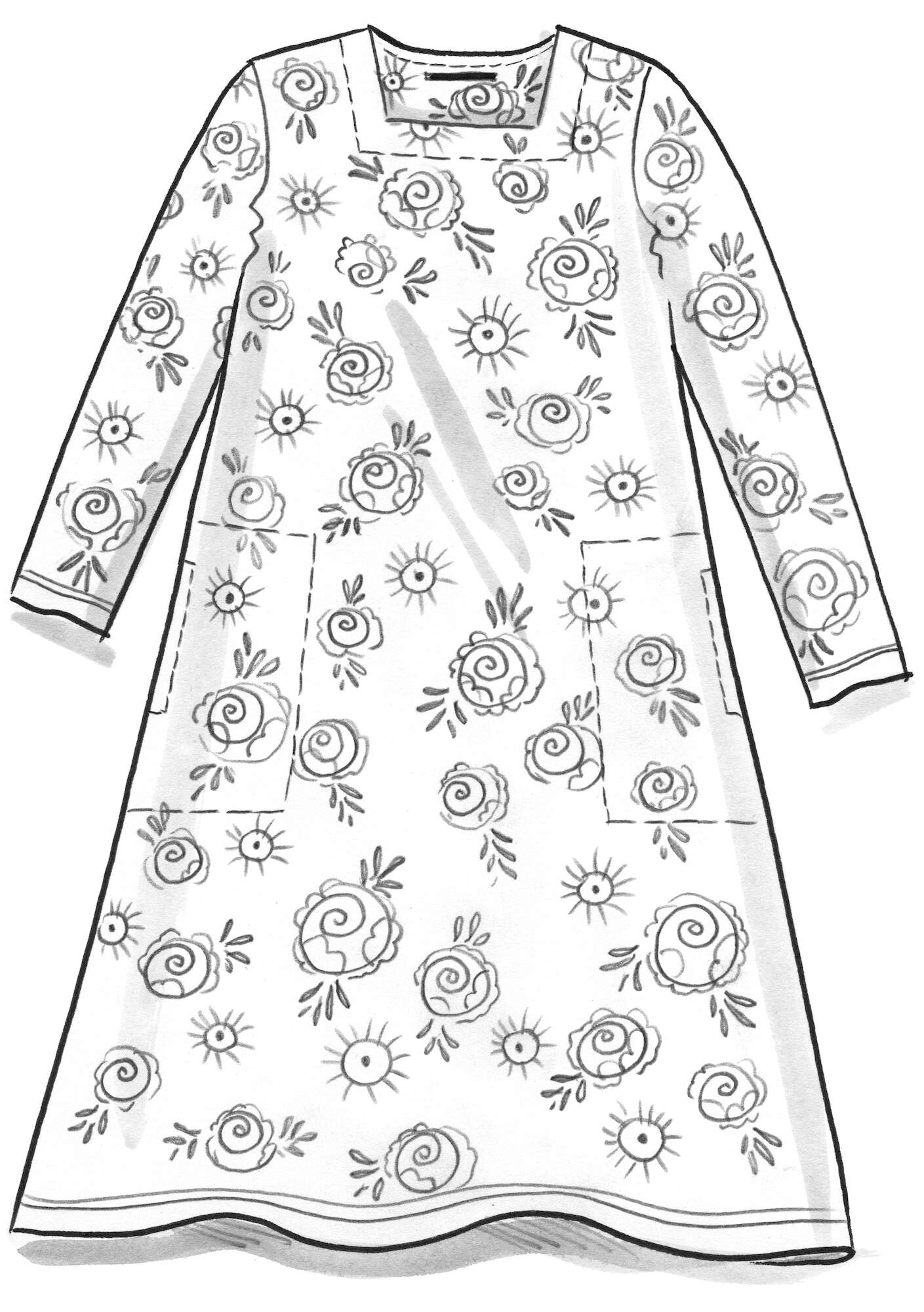 “Maya” lyocell/elastane jersey dress