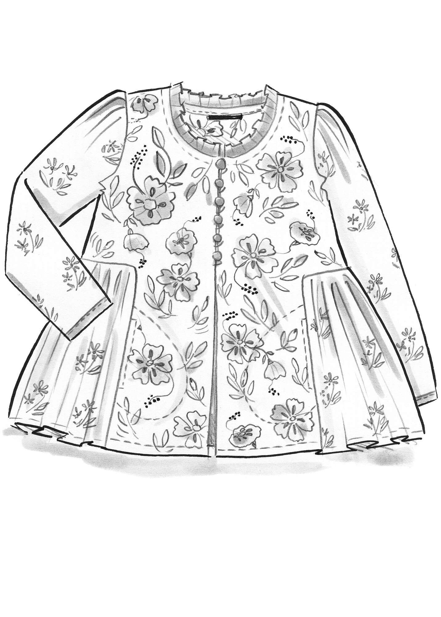 “Malli” blouse in organic cotton