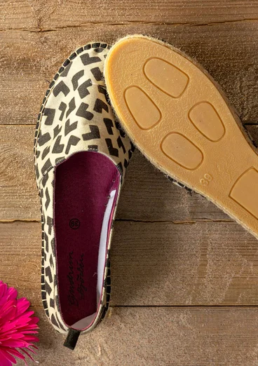 Espadriller "Hake" i bomuld - natur